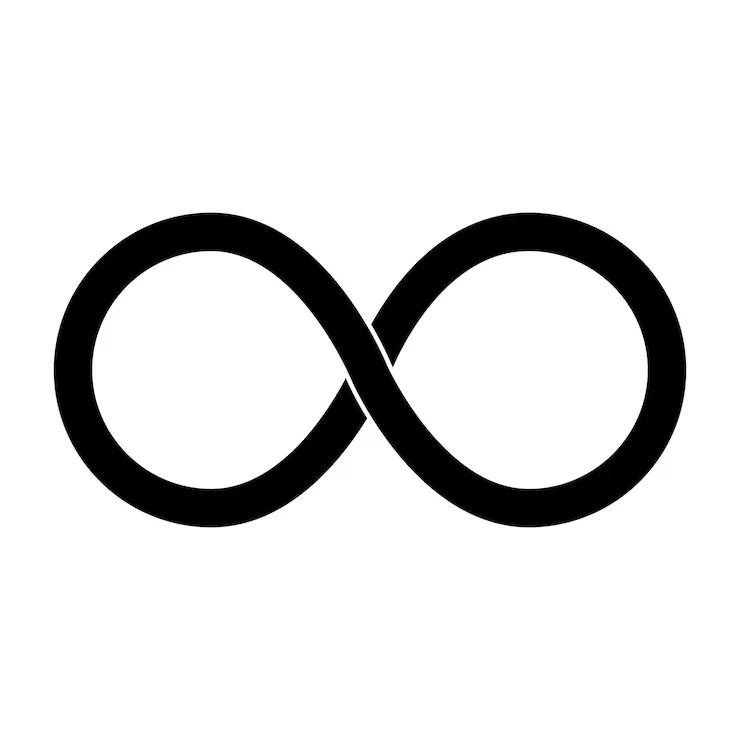 Infinity symbol icon