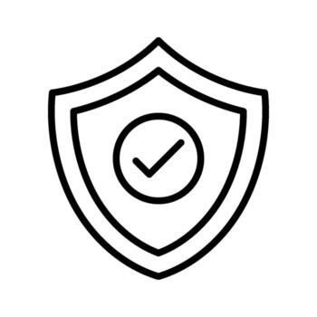 Shield with a check mark icon